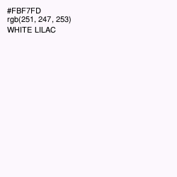 #FBF7FD - White Lilac Color Image